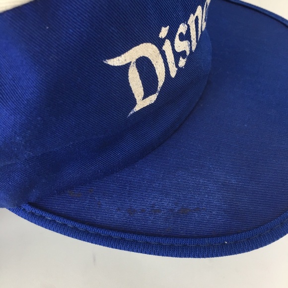 Vintage Walt Disney Productions Disneyland Hat Painters Neck Flap Mickey Mouse - Picture 6 of 16